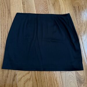 ARITZIA SUNDAY BEST Black Satin Skirt